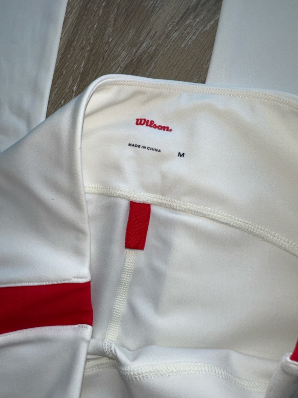 Wilson White and Red Athletic Top - Picture 5 of 16